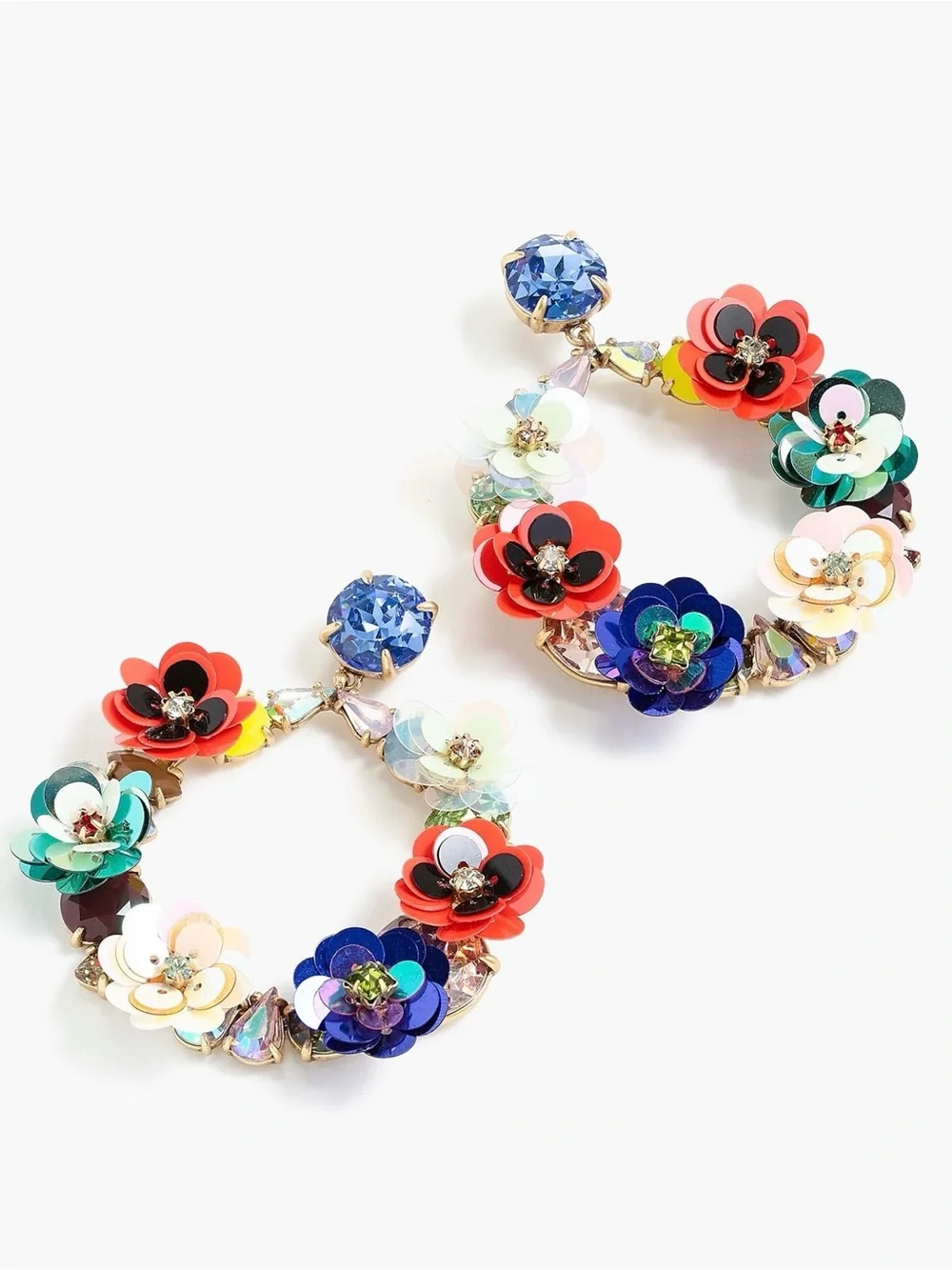 JCrew Necklace Floral Primary Colors - Picture 4 of 4